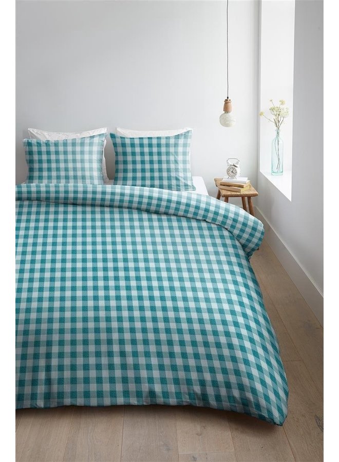 Ambiante Dekbedovertrek Arvid Blauwgroen - Katoen