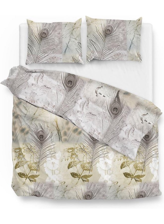 Dekbedovertrek Nakul Naturel - Katoensatijn