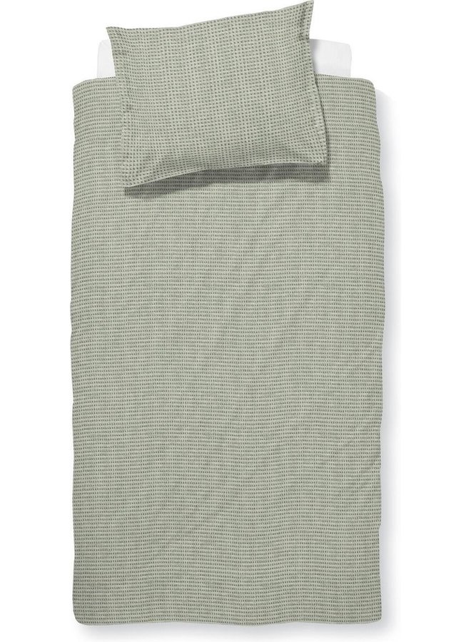 Cinderella Dekbedovertrek Grain Groen - Percale Katoen