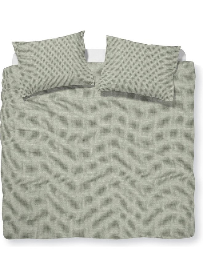 Dekbedovertrek Grain Groen - Percale Katoen