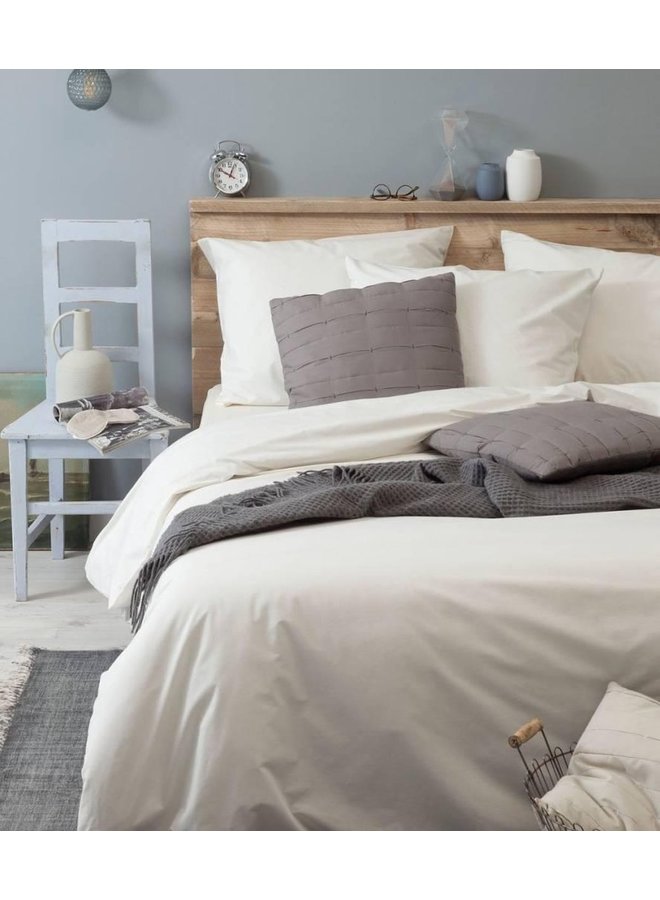 Cinderella Dekbedovertrek Weekend Ivoor - Percale Katoen