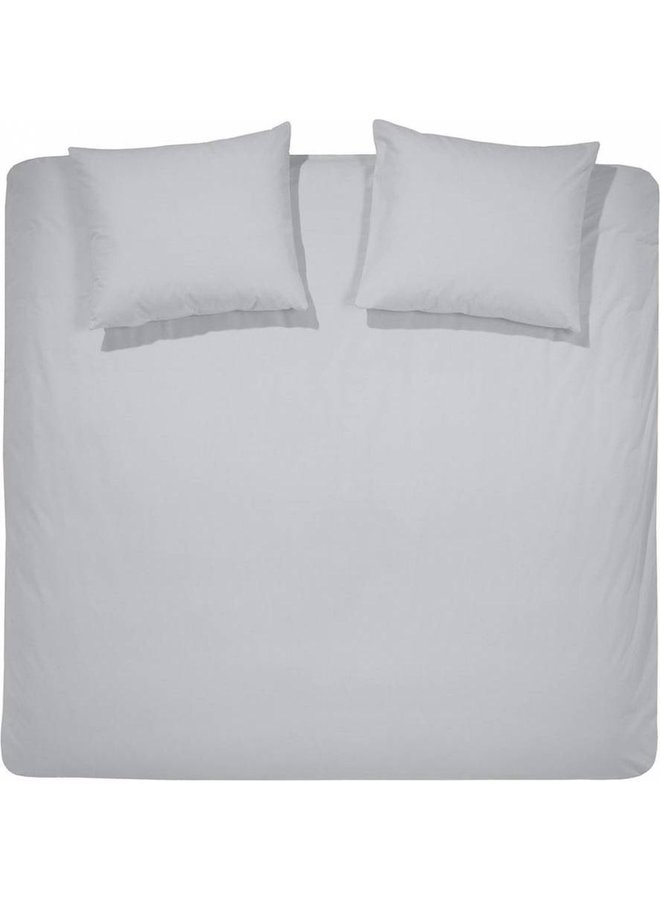 Dekbedovertrek Weekend Licht Grijs- Percale Katoen