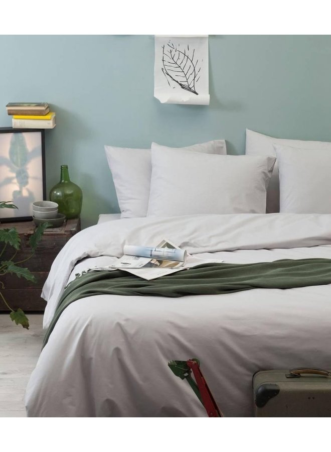 Cinderella Dekbedovertrek Weekend Licht Grijs- Percale Katoen