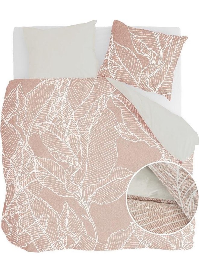 Dekbedovertrek Leaves & Trees Cognac - Katoen