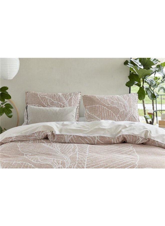 Walra Dekbedovertrek Leaves & Trees Roze - Katoen