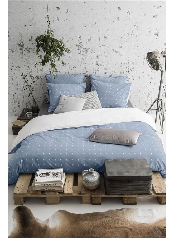 Walra Dekbedovertrek Odd Twins Blauw - Katoen