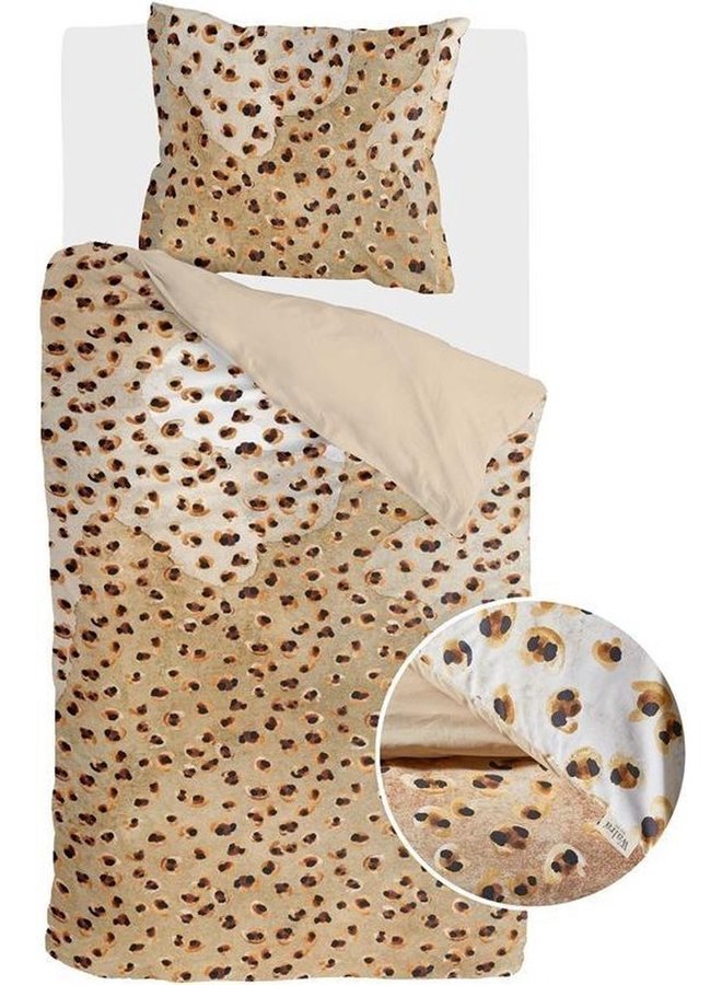 Walra Dekbedovertrek Wild Animal Beige - Katoen