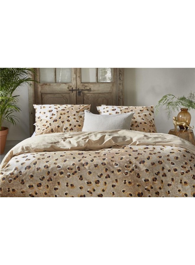 Walra Dekbedovertrek Wild Animal Beige - Katoen