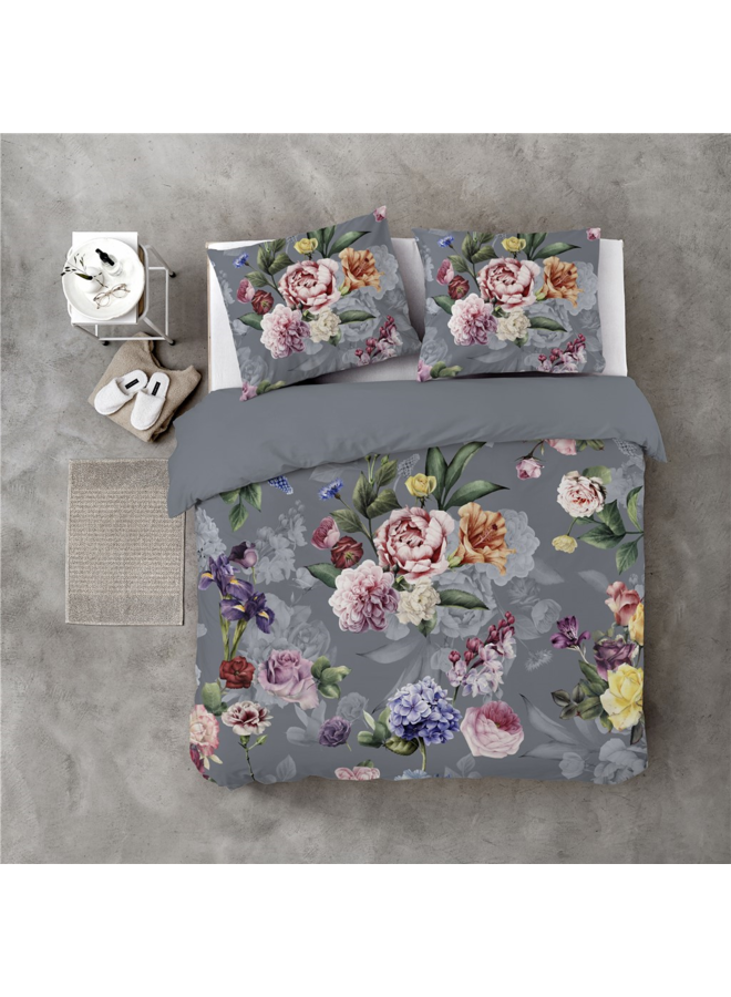 Bykrlund Katoen Dekbedovertrek Grijs