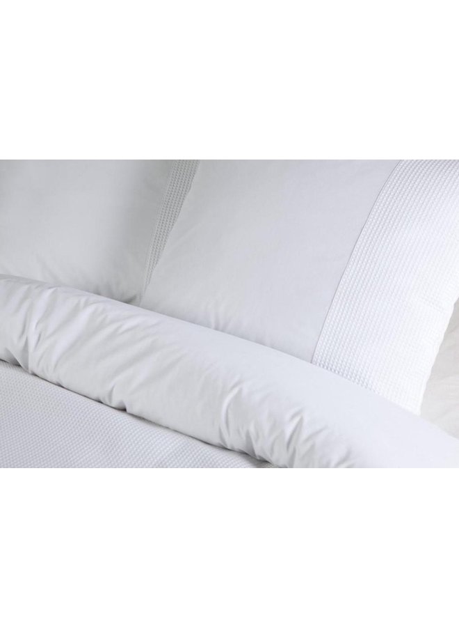 Papillon Dekbedovertrek Mendoza Wit - Percale Katoen