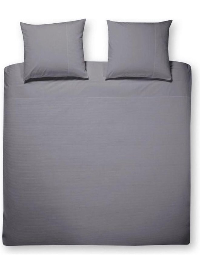 Papillon Dekbedovertrek Mendoza Antraciet - Egyptisch Percale Katoen