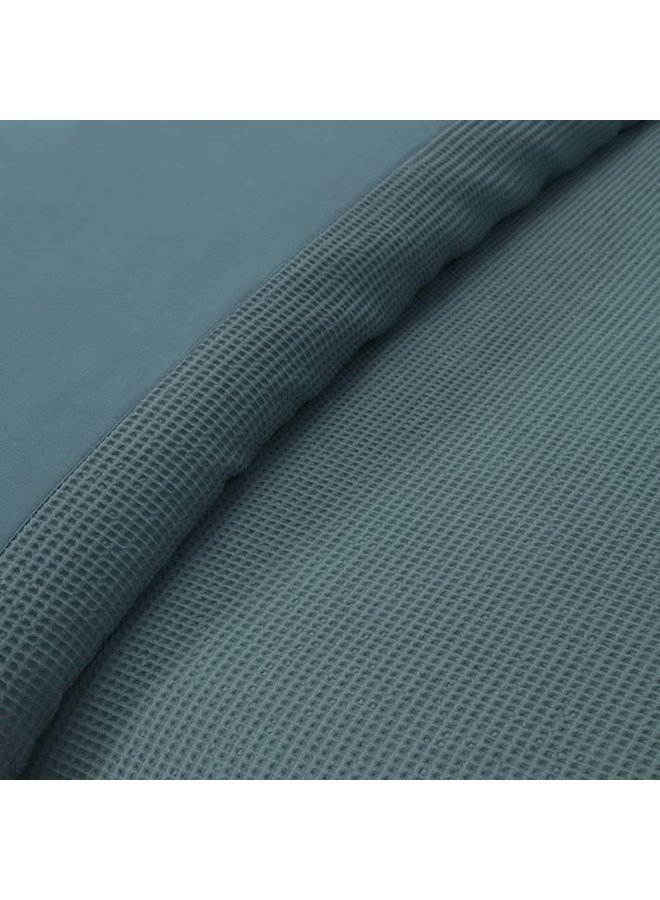 Papillon Dekbedovertrek Mendoza Donker Groen - Egyptisch Percale Katoen