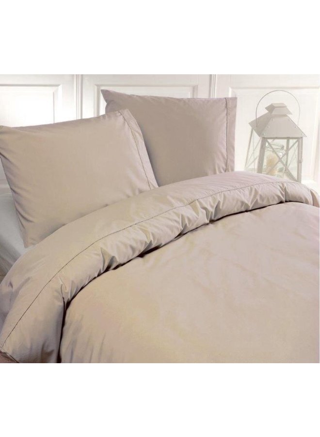 Papillon Dekbedovertrek Monte Carlo Zand - Egyptisch Percale Katoen