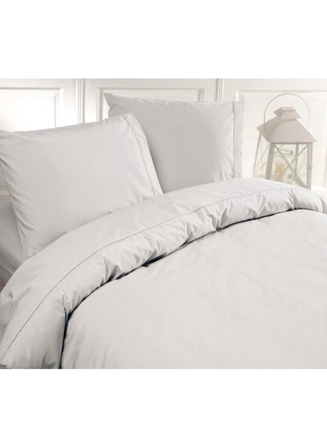 Dekbedovertrek Monte Carlo Wit - Percale Katoen PL1