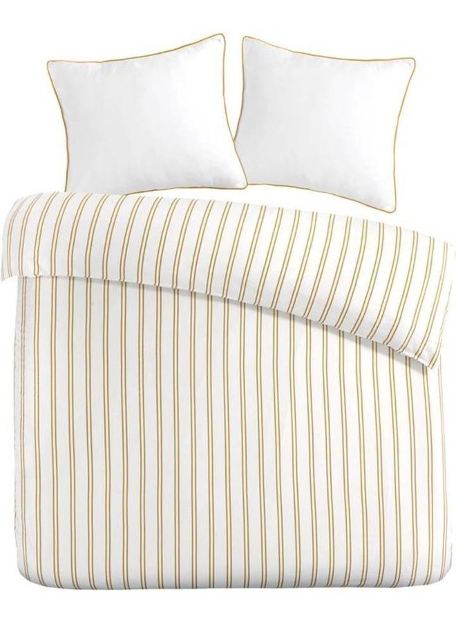 Dekbedovertrek Hugo Geel - Katoensatijn PL3