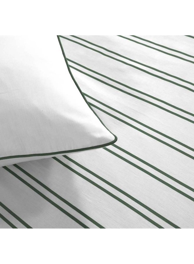 Papillon Dekbedovertrek Hugo Groen - Katoensatijn