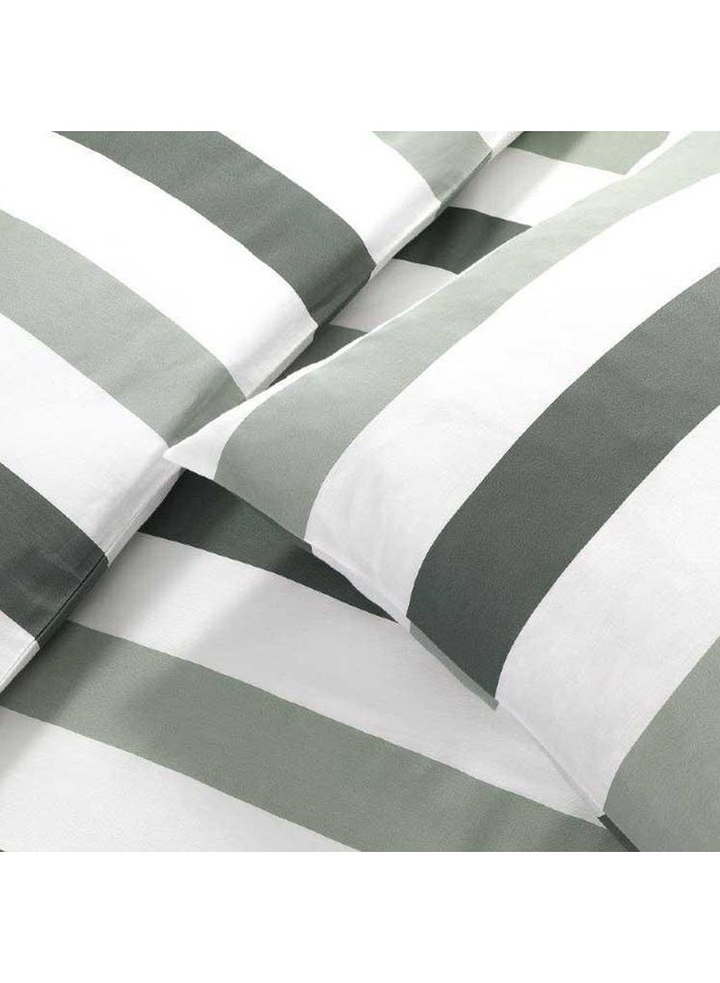 Papillon Dekbedovertrek Scott Groen - Katoensatijn