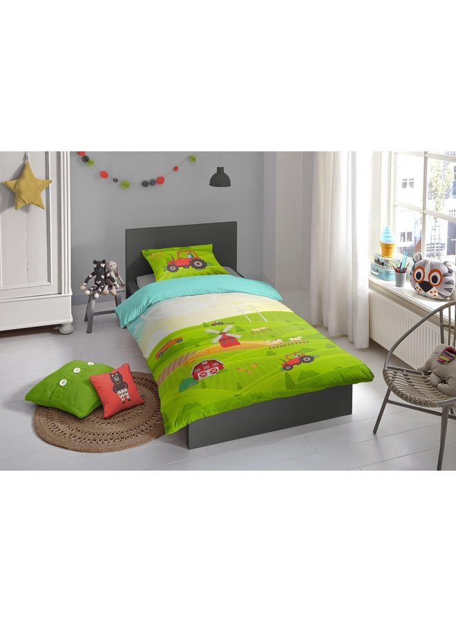 Good Morning Dekbedovertrek Kids Pieter Multi - Katoen