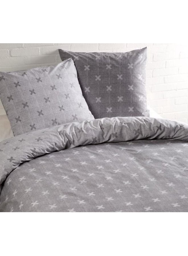 Day Dream Dekbedovertrek Daan Antraciet - Katoen