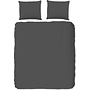 Good Morning Dekbedovertrek Uni Antraciet - Katoen