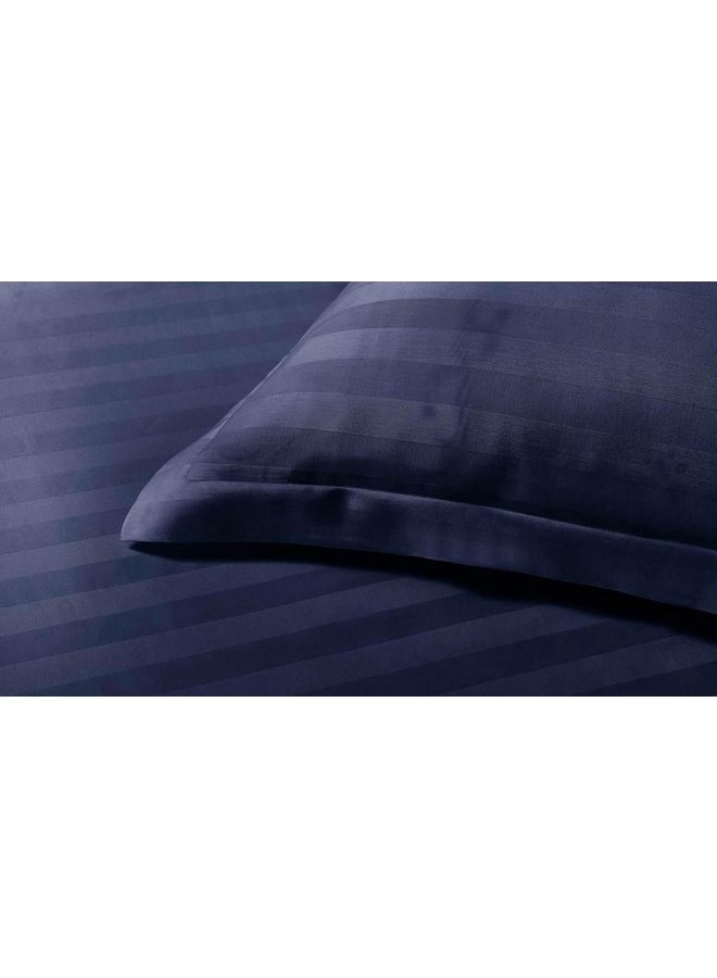 Papillon Dekbedovertrek Uni Navy - Katoensatijn