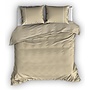 Romanette Dekbedovertrek Duchesse Zand/Wit - Flanel