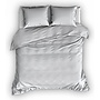 Romanette Dekbedovertrek Duchesse Grijs/Wit - Flanel