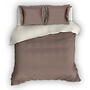 Romanette Dekbedovertrek Comtesse Uni Taupe/Ivoor - Flanel
