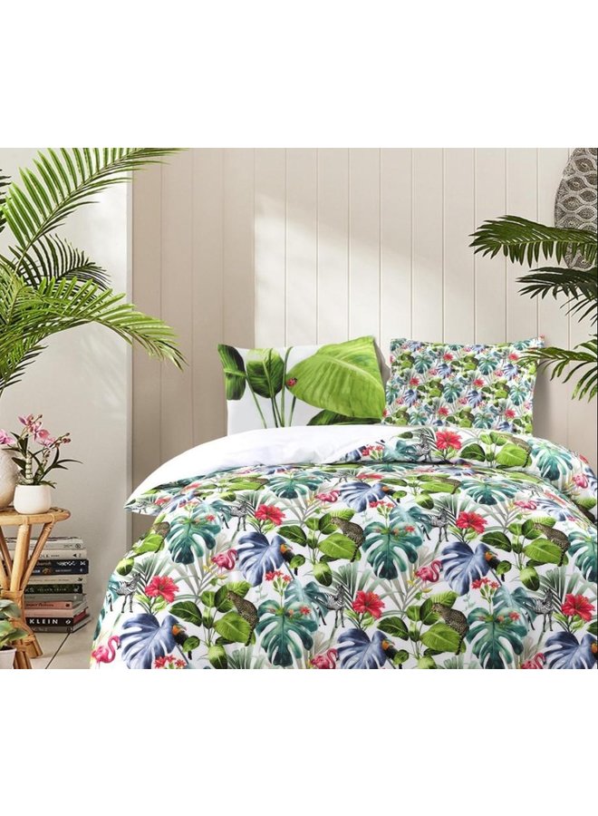 Papillon Dekbedovertrek Holly Multi - Katoensatijn