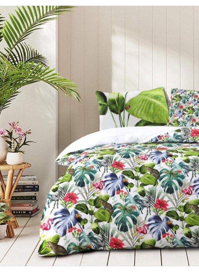 Papillon Dekbedovertrek Holly Multi - Katoensatijn