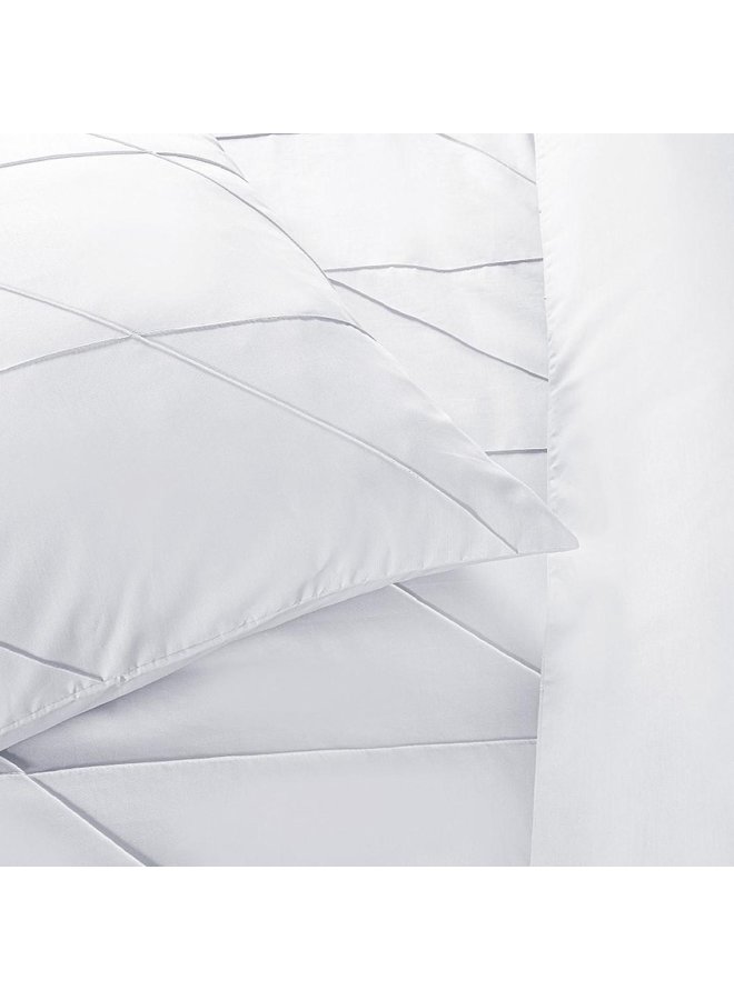 Papillon Dekbedovertrek Canberra Wit - Percale Katoen