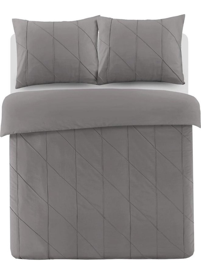 Papillon Dekbedovertrek Canberra Grijs - Percale Katoen