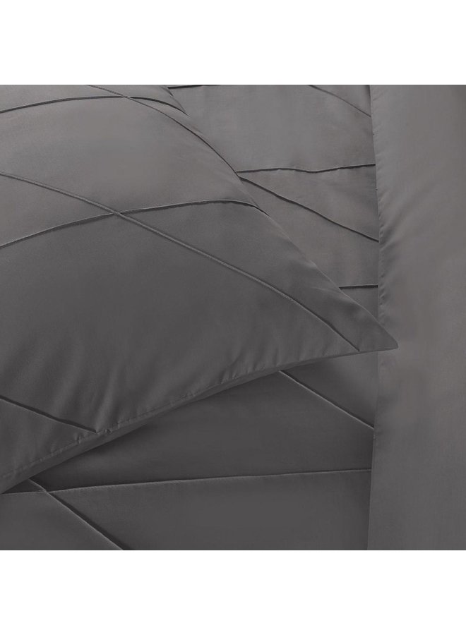 Papillon Dekbedovertrek Canberra Grijs - Percale Katoen