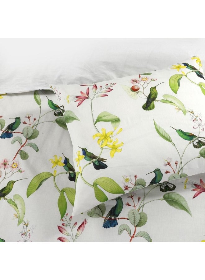 Papillon Dekbedovertrek Burung Groen - Katoensatijn