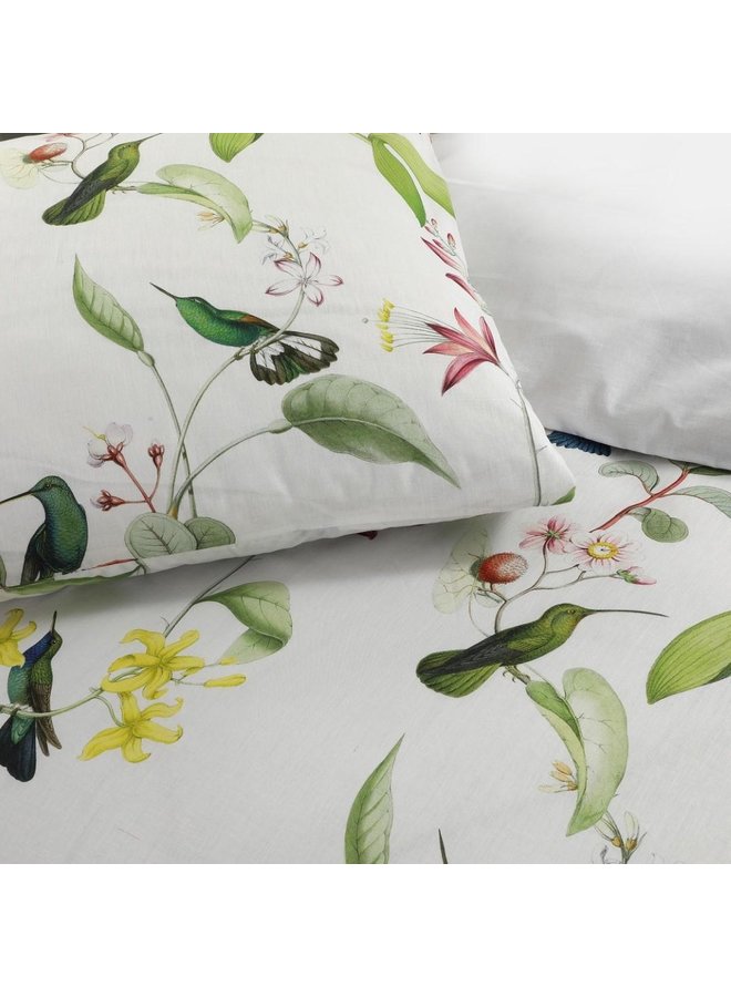 Papillon Dekbedovertrek Burung Groen - Katoensatijn