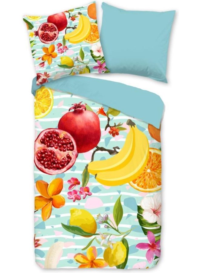 Good Morning Dekbedovertrek Fruities Multi - Katoen