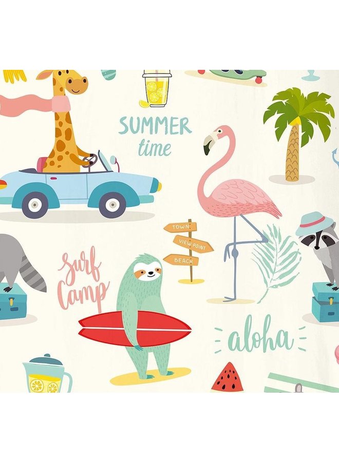 Good Morning Dekbedovertrek Kids Holiday Multi - Katoen