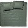 Damai Dekbedovertrek Linea Groen - Katoensatijn