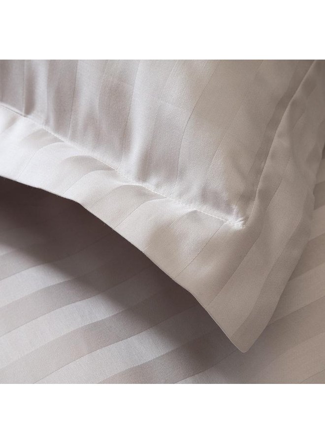 Damai Dekbedovertrek Linea Grijs - Katoensatijn