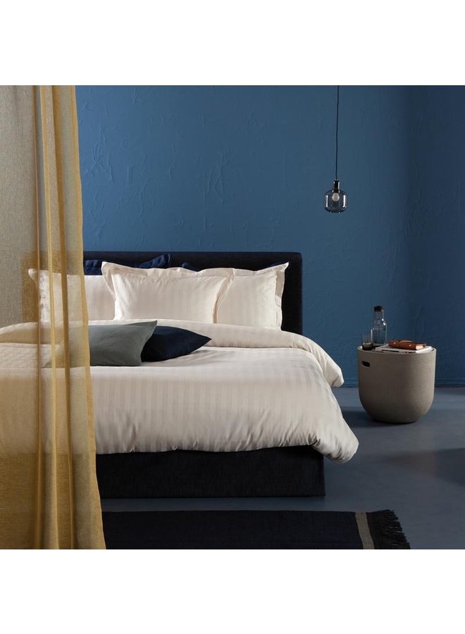 Damai Dekbedovertrek Linea Ivoor - Katoensatijn