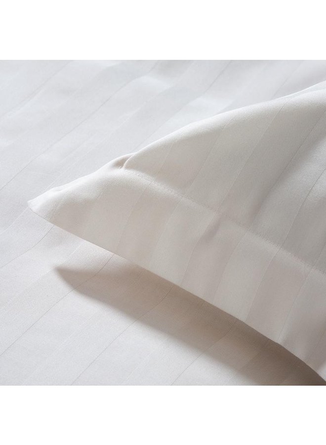 Damai Dekbedovertrek Linea Ivoor - Katoensatijn