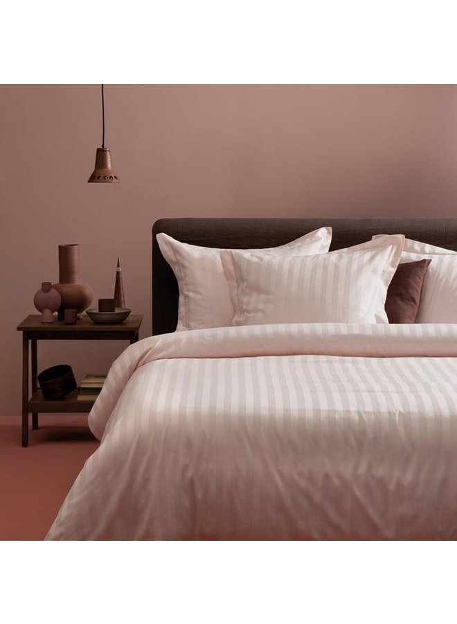 Damai Dekbedovertrek Linea Roze - Katoensatijn