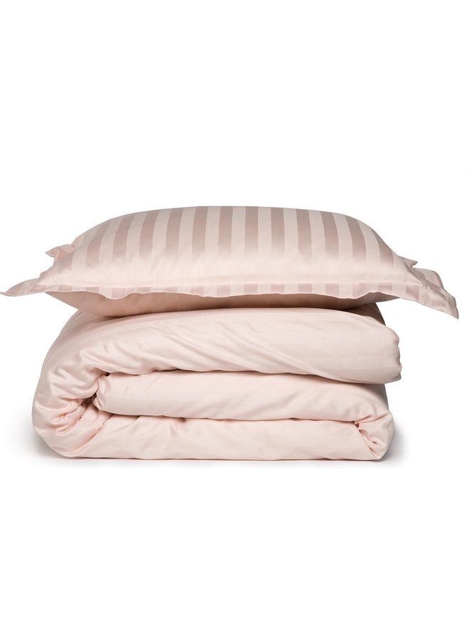 Damai Dekbedovertrek Linea Roze - Katoensatijn