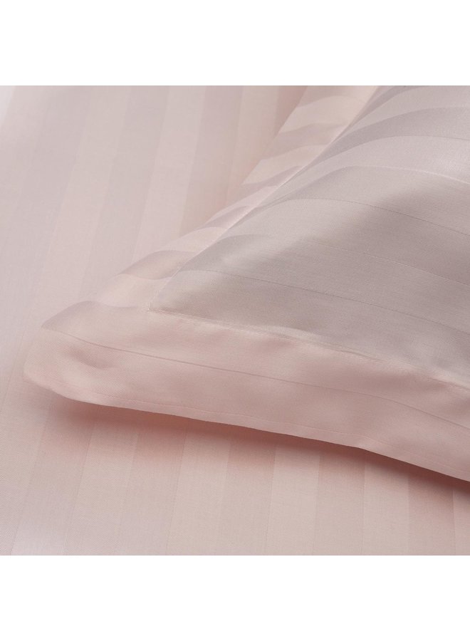 Damai Dekbedovertrek Linea Roze - Katoensatijn