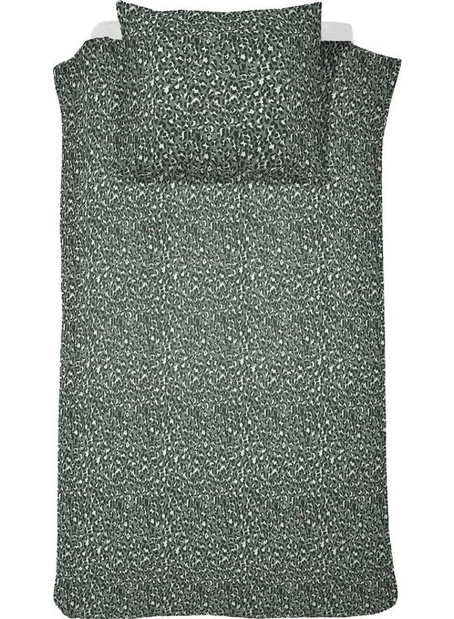 Damai Dekbedovertrek Roarrr Groen - Percaline Katoen