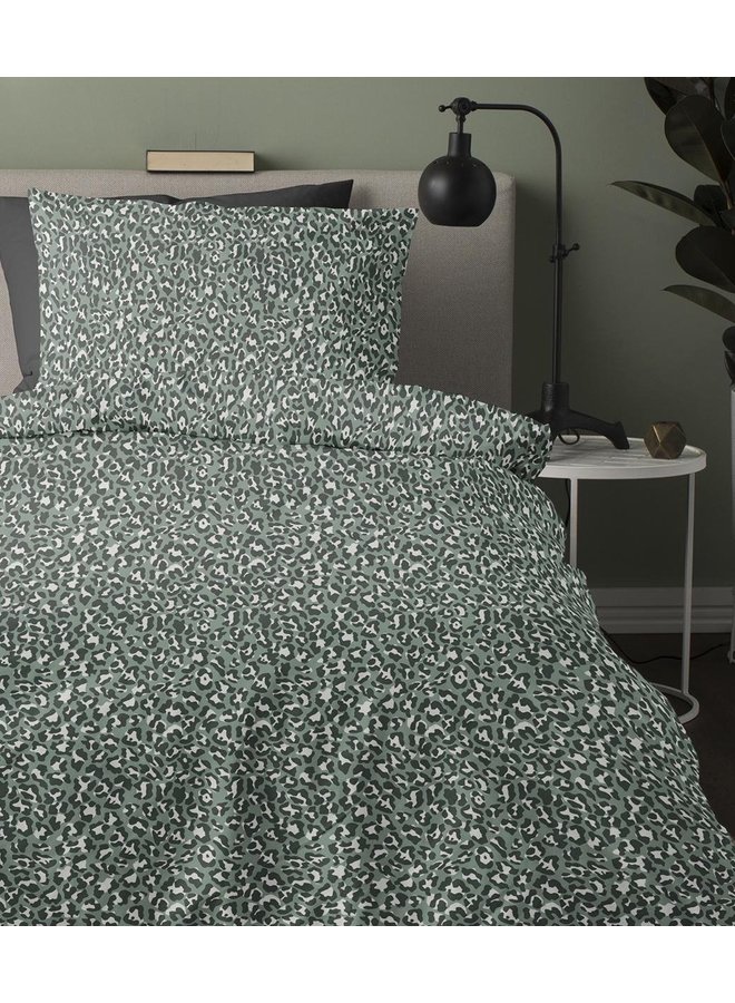 Damai Dekbedovertrek Roarrr Groen - Percaline Katoen