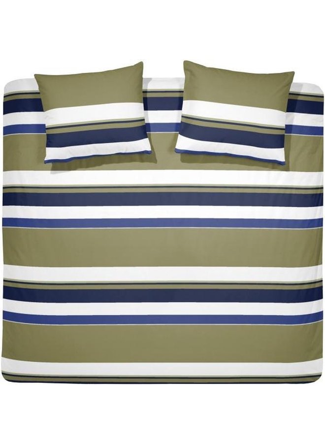 Damai Dekbedovertrek Bermuda Groen - Percale Katoen