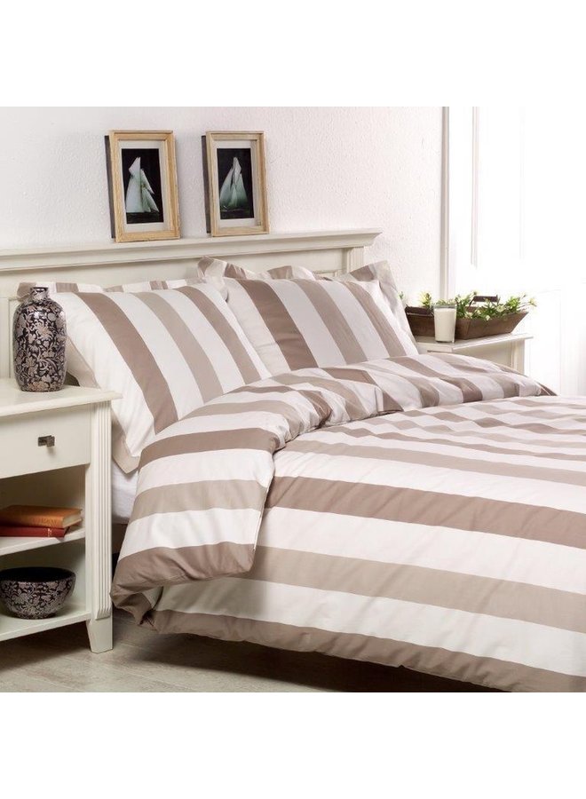 Papillon Dekbedovertrek Scott Zand - Katoensatijn