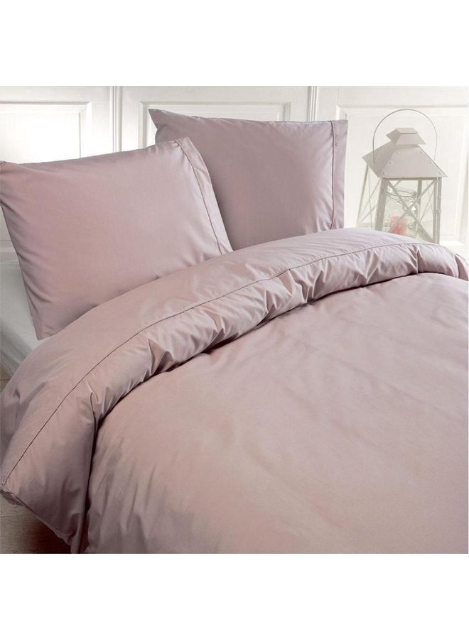 Dekbedovertrek Monte Carlo Roze - Egyptisch Percale Katoen