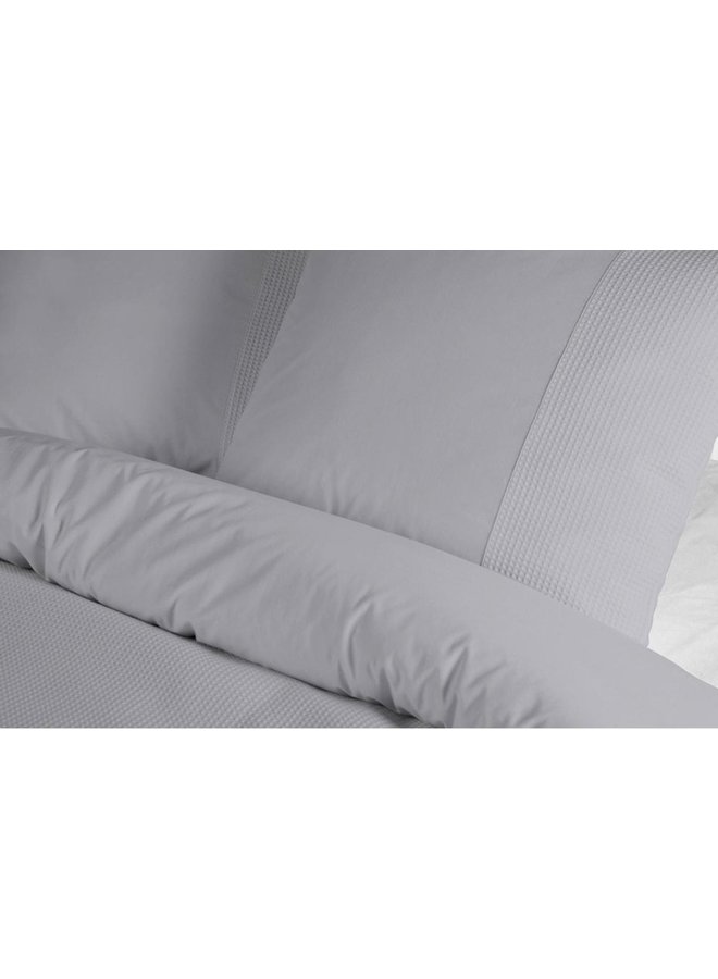 Papillon Dekbedovertrek Mendoza Grijs - Egyptisch Percale Katoen